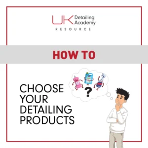 Choosing detailing products as a professional