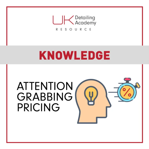 Using psychology to make detailing prices attractive